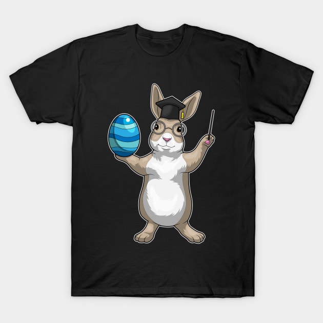 Bunny Easter Easter egg Teacher T-Shirt by Markus Schnabel